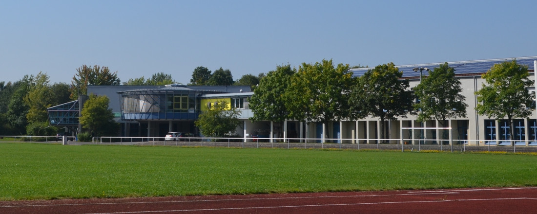 Bild des Sportgeländes der Universität Bayreuth.
